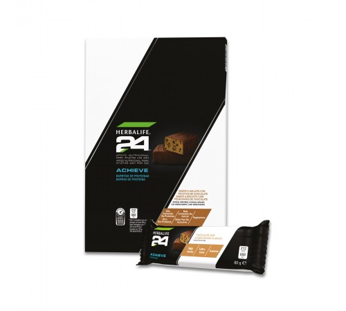 Barras de Proteína Achieve Herbalife24® Biscoito com Pedacinhos de Chocolate 6x60g
